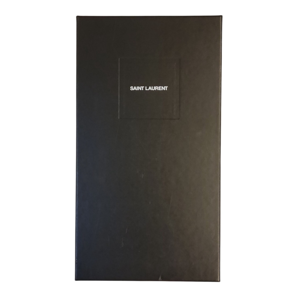 NWT $800 SAINT LAURENT Carlyle Slides in Leopard Grosgrain 8 B / 38 EU - Picture 12 of 13